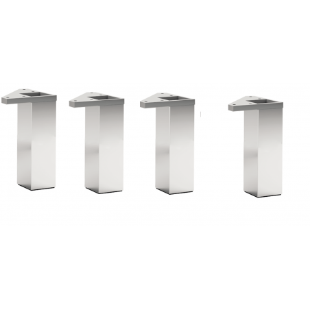 Piedini per mobili in alluminio 10 cm (set di 4)