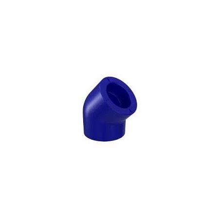Curva PP-R 45º Azul 20