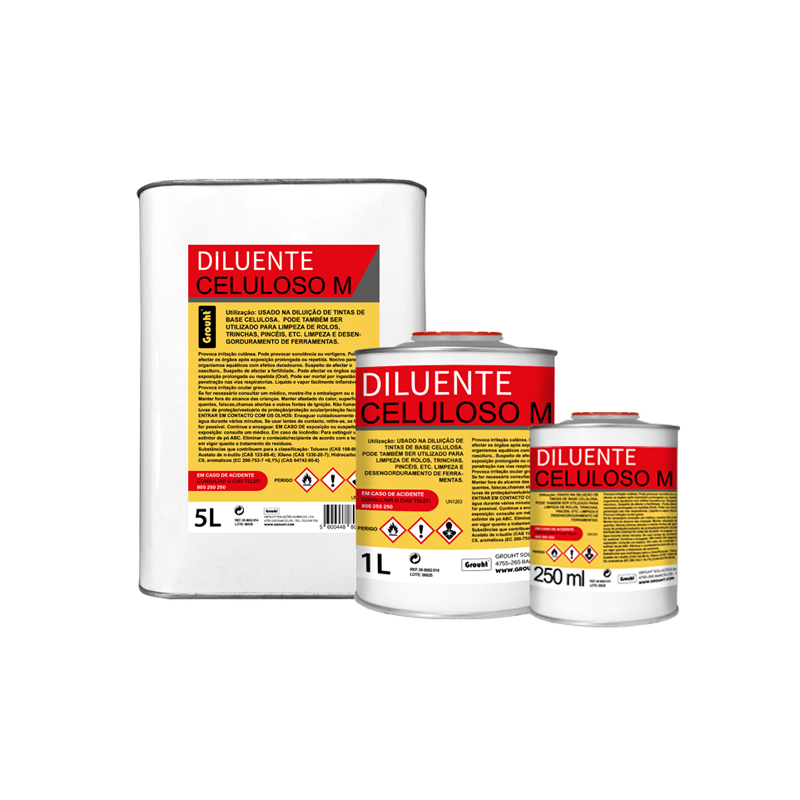 diluente celuloso sintetico limpeza tinta blofer grouth solventes