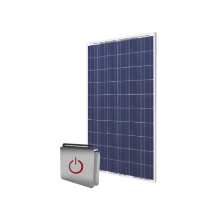 Microkit fotovoltaico 285w - struttura a terrazzo piatto