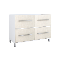 Meubles 120 Jazz Blanc / Lin