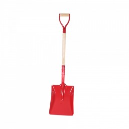 Square shovel wooden handle