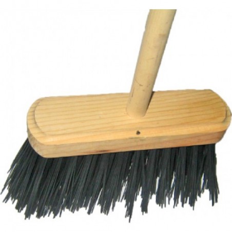 Right angle broom handle