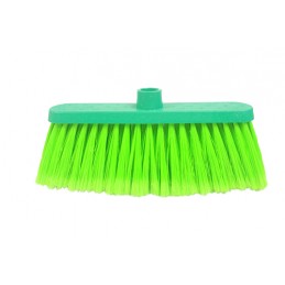 Blue Indoor Plastic Dustpan with Soft PVC Brush Sweeper Set 19.5cm Mouth 