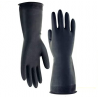 paire de gants noirs en caoutchouc polyester antidérapant souple