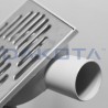 Égoutter sif. Encastré ABS / Inox 15x15