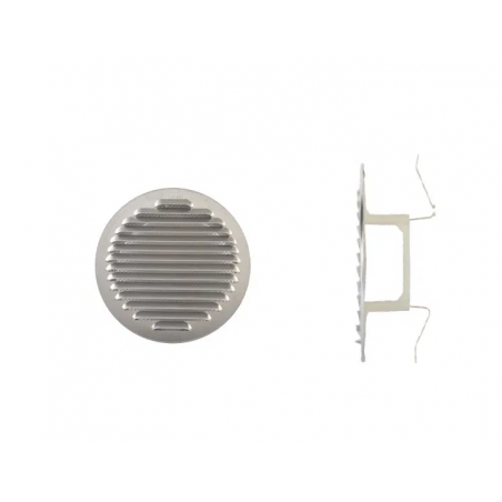 Rejilla de ventilación redonda, abertura de ventilación ajustable  Ventilación de ventilación de acero inoxidable Entrada de aire y escape 125  mm