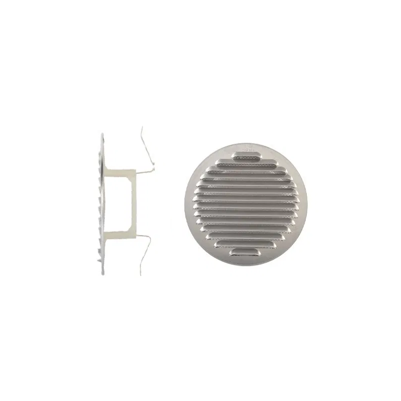 Grille ventilation en plastique renforcé moustiquaire -254 x108 mm-Blanc