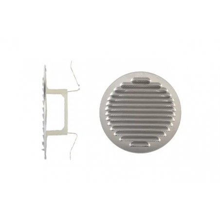 Round ventilation grille 120x160 Aluminum w / spring