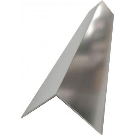 Profilé d'angle en aluminium L 20x20 - 2,70m