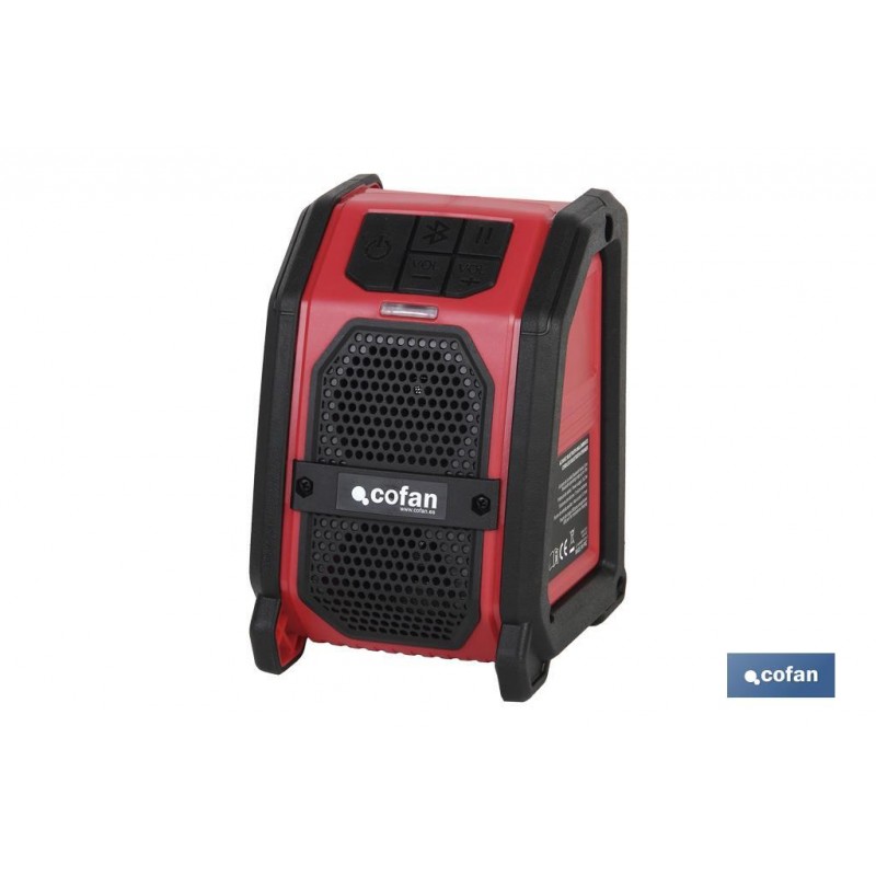Bluetooth altoparlante pacco batteria caricabatteria blofer cofan funziona funziona