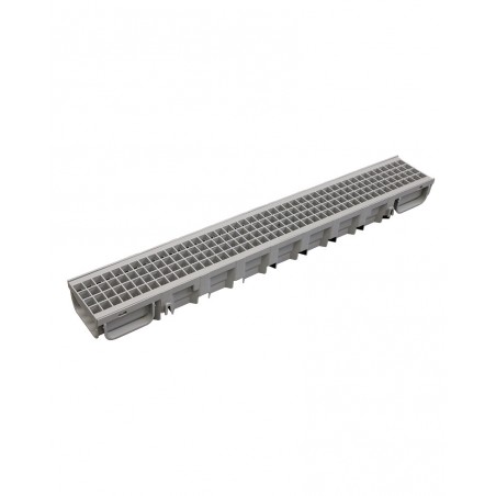 Gray PP splint w/PVC Grid 130x75x1000 (channel)