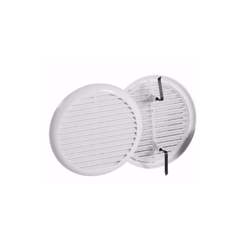 150x150mm Rejilla de Ventilación Regulable de Plástico ABS Blanco con  Mosquitera - Rejillas de Ventilación Rectangulares