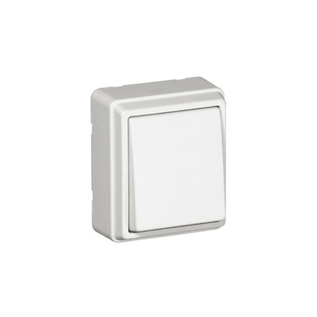 Stairway Exterior Square Switch White