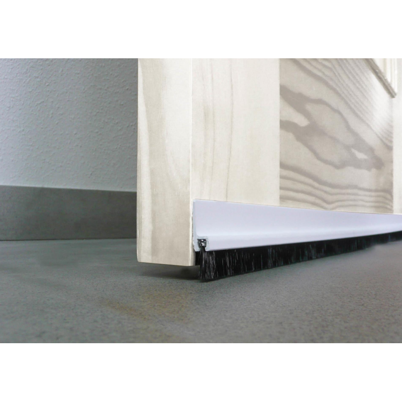 Joint de sol flexible en silicone pour salle de bain ou salle de bain -  Plusieurs tailles - 120 cm - Transparent