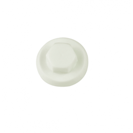 Capucho Nylon branco 10mm (p/autorroscnt)
