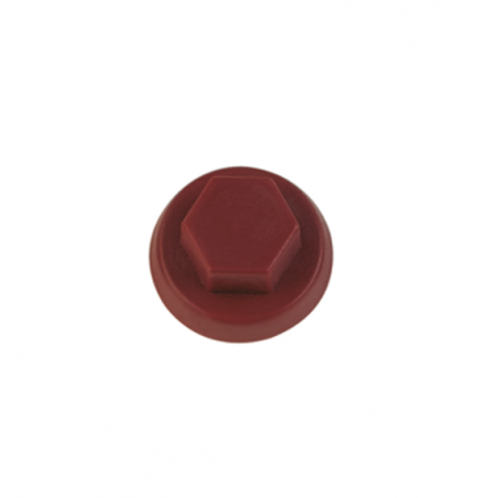 Tapón de nailon rojo de 10 mm (para autorroscante)