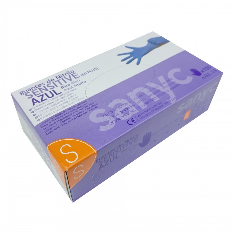 Luvas Nitrilo Tam S - Cx 100und