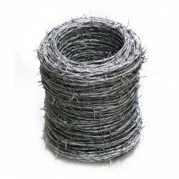 Meter zinc plated barbed wire