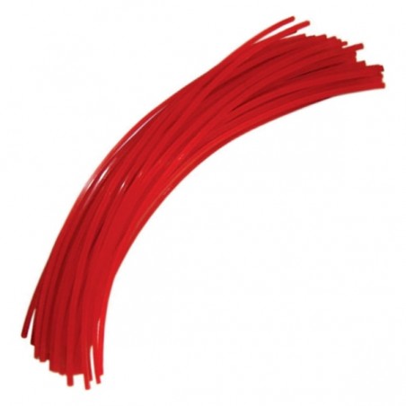 Square Wire With Red FOR/Brushcutter 25 pieces 3.0mm-300mm - Mantools