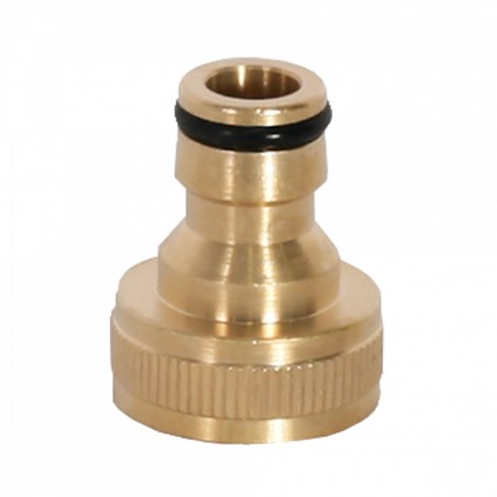 Threaded adapter for tap 3/4 brass