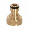 Adaptador de registro de latón para grifo 1x3 / 4 manguera de unión