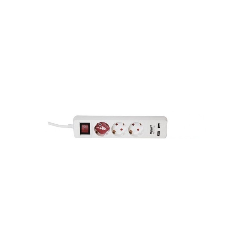 triple extension avec interrupteur 2 usb blofer construction la moins chère