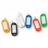 labels colors assorted key security plastic blofer door information
