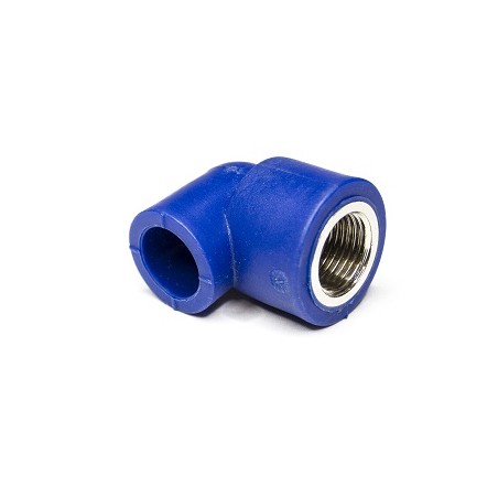 Knee F.R/female PP-R blue 20x3/4