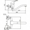 faucet countertop spout practical elegant design mixer sink
