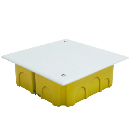 Square Junction Box for plasterboard 110 x 110 x 40