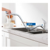 robinet comptoir bec pratique élégant design mélangeur évier
