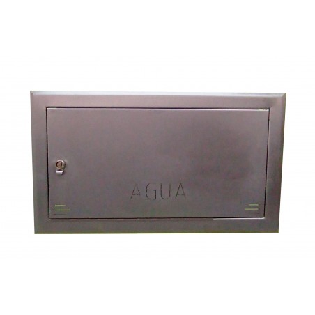 Porta para contador da agua Aço Inox Universal 50