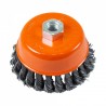 brush steel twisted wire M14 blofer paint varnishes rust cleaning