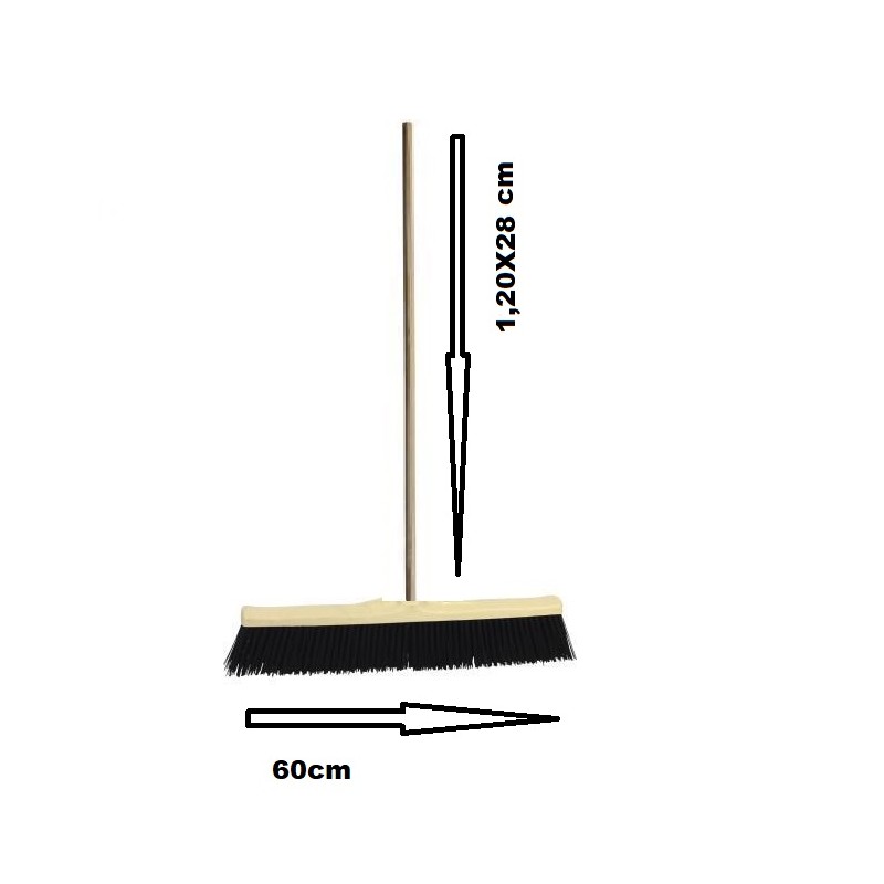 scopa di legno di spessore pelliccia multa spazzatura strada spazzamento catcher blofer