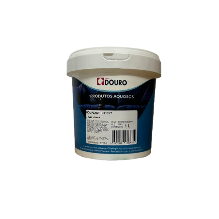 Pot de peinture plastique gris 1lt 544 Douplast int/ext