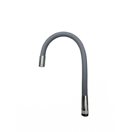 Flexible Spout for Single Lever Gray