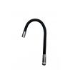 Leva del lavandino con tubo flessibile nero CZ511806PR