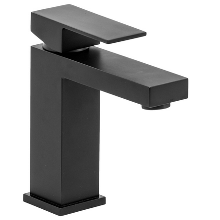 Single Lever Black Washbasin Ref: PL597001PR
