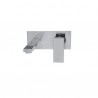Rubinetto monocomando design incorporato pulizia lavabo integrato